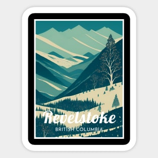 Revelstoke British Columbia Canada ski Sticker